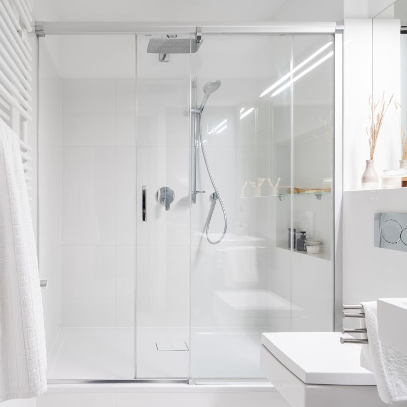 Open Concept Shower Space