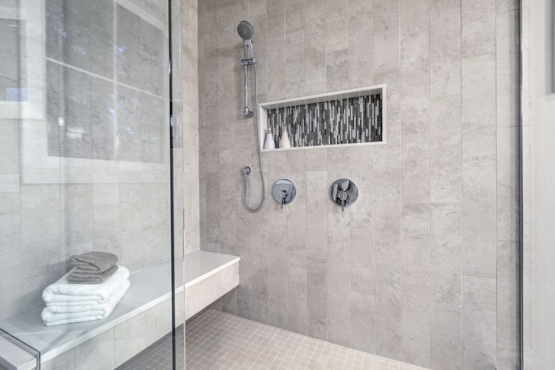 Custom Tiled Shower Setup